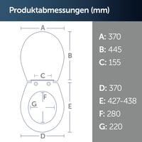 WC sedadlo Ideal Standard Eurovit, univerzálne oválne, močovina (UREA), chrómované pánty, biela, W302601 4