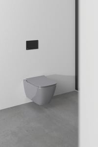 WC sedadlo Ideal Standard i.life B Slim – hranatý, štíhly tvar, sivá farba 8