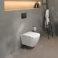 Capac WC Ideal Standard i.life S, formă pătrată, închidere lentă, funcție Quick-Release, alb, duroplast, 360x410x45 mm 8