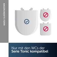 Ideal Standard K706101 Original Tonic WC daska sa soft-close mehanizmom, zglobovima od nehrđajućeg čelika i funkcijom brzog skidanja 3