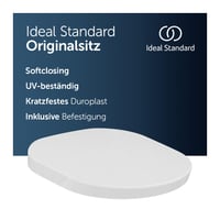 Ideal Standard K706101 Original Tonic WC daska sa soft-close mehanizmom, zglobovima od nehrđajućeg čelika i funkcijom brzog skidanja 2