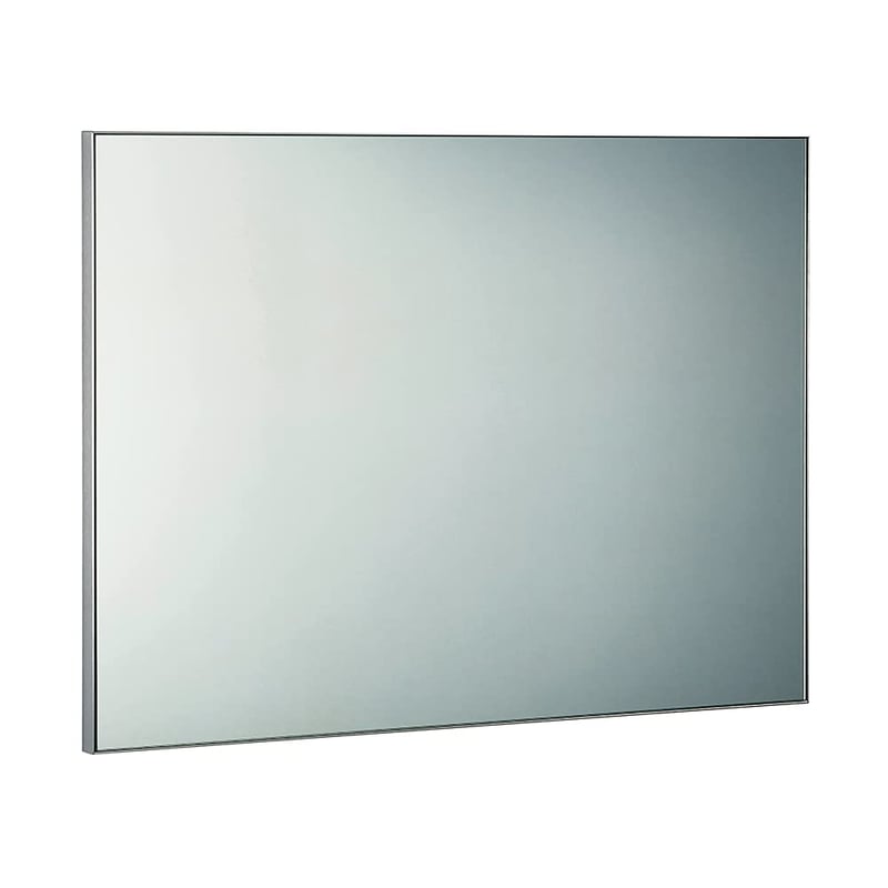 Ideal Standard zidno ogledalo s okvirom, 100 cm, srebrni okvir, kupaonsko zidno ogledalo