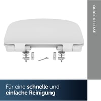 WC sedadlo Ideal Standard Tesi so systémom Softclose, v tvare D, tenké prevedenie, biela (Alpin) 6