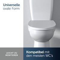 Univerzálne WC sedadlo Ideal Standard Tirso so systémom Softclose — skrutky a upevňovacie prvky nie sú súčasťou balenia (stav: pozri 2. obrázok) 8