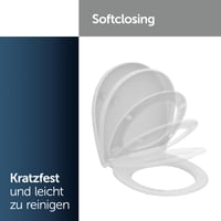 Univerzálne WC sedadlo Ideal Standard Tirso so systémom Softclose — skrutky a upevňovacie prvky nie sú súčasťou balenia (stav: pozri 2. obrázok) 9