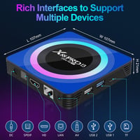 IDEALROYAL Android 13 TV Box 4GB RAM 32GB ROM 8K HDR RK3528 Dual WiFi 7