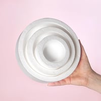 Ideen mit Herz troslojna torta od stiropora, promjera 20, 15 i 10 cm, ukupna visina 15 cm, polistirenska podloga za dekoraciju, DIY dodatak 3