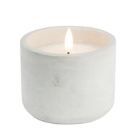 Lumânare LED din ceară naturală Ideen mit Herz în suport decorativ din beton, rotundă, cu baterii și funcție de temporizare de 6 ore 5