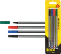 Idena 516186 fineliner tűfilc készlet 0,4 mm - 4 db 2