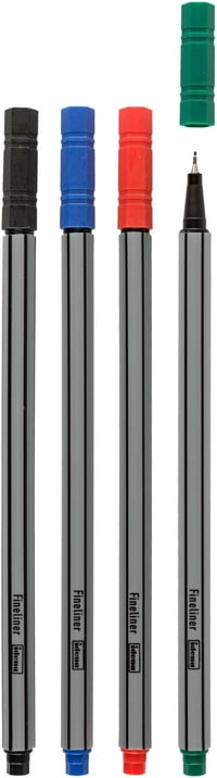 Idena 516186 fineliner tűfilc készlet 0,4 mm - 4 db 3