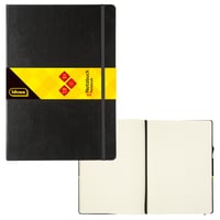 Idena 209292 Zápisník v pevnej väzbe A4 – linajkový, krémový papier, 192 strán, 80 g/m², čierna obálka 1