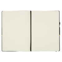 Idena 209292 Zápisník v pevnej väzbe A4 – linajkový, krémový papier, 192 strán, 80 g/m², čierna obálka 3