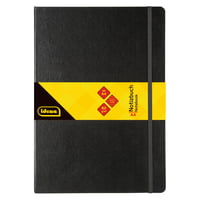 Idena 209292 Zápisník v pevnej väzbe A4 – linajkový, krémový papier, 192 strán, 80 g/m², čierna obálka 2