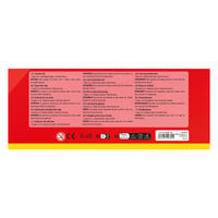 Idena 40382 Joc de tras la sfoară pentru exterior, lungime 6 m, diametru 20 mm, steag detașabil, capete întărite, joc de grădină pentru adulți și copii de la 5 ani 7