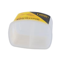 Idena 60049 Peračník s 2 priehradkami, priehľadný/modrý, 1 ks 6