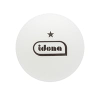 Sada stolnotenisových loptičiek Idena, 36 ks, biele, priemer 4 cm, v súlade so súťažnými pravidlami ITTF, kvalita 1 hviezdička, pre klubových a hobby hráčov 3