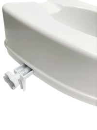 Identités Ibiza povišeno WC sjedalo – povišenje od 10 cm, anatomski oblik, bez poklopca, brza montaža, za starije osobe 4