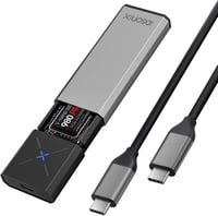 Carcasă externă iDsonix pentru SSD M.2 NVMe PCIe, USB-C 3.2 Gen2 10Gbps, adaptor din aluminiu, montare fără unelte, compatibil UASP, M-Key și B+M, dimensiuni 2230 2242 2260 2280 1