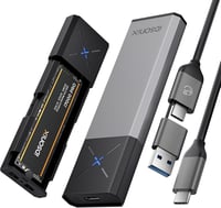 iDSOniX M.2 SSD Ház – NVMe & SATA, USB 3.2 Gen2 10Gbps, Alumínium, Szerszámmentes, UASP TRIM Támogatás 1