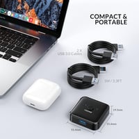 iDsonix USB 3.0 Switch - Kétirányú KVM Kapcsoló 2 PC Között - Nyomtató, Billentyűzet, Egér Megosztó - 5 Gbps Adatátvitel - Plug and Play 7
