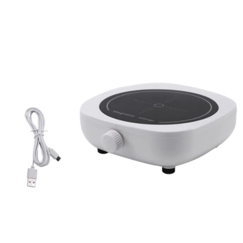 Iegefirm mini magnetické miešadlo, laboratórna miešačka s miešadlom, 2 l, 2000 ot./min, prenosné laboratórne miešadlo