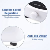 Iegefirm mini magnetické miešadlo, laboratórna miešačka s miešadlom, 2 l, 2000 ot./min, prenosné laboratórne miešadlo 5