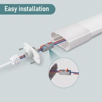 IEGLED Stropné svietidlo do vlhkých priestorov 120 cm, 36W 4000lm, IP65, 4000K neutrálna biela, kúpeľňa, garáž, spálňa 7