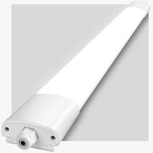 IEGLED Stropna svjetiljka za vlažne prostorije 120 cm, 36W 4000lm, IP65, 4000K neutralno bijela, kupaonica, garaža, spavaća soba