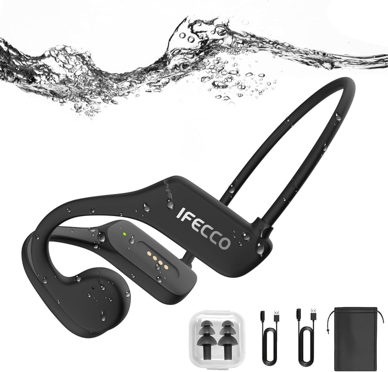 IFECCO Bone Sound IP68 Vízálló Úszó Fülhallgató Bluetooth 5.3 32GB MP3