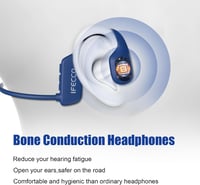 IFECCO IP68 Vízálló Csontvezetéses Bluetooth Fülhallgató MP3 Úszáshoz 6