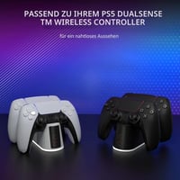 ifollower PS5 kontroller töltőállomás állítható RGB világítással, 2 órás gyorstöltés 5