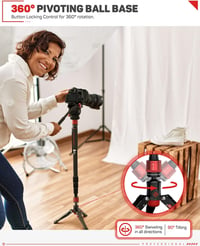IFOOTAGE Monopod Lábakkal 6