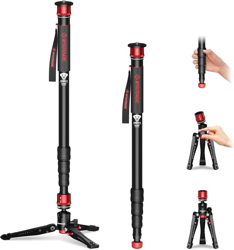 IFOOTAGE Monopod Lábakkal