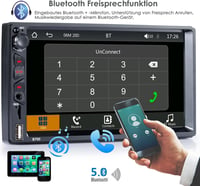 iFreGo 2DIN Autórádió 7" GPS CarPlay Android Bluetooth Kormánytávírányítás 4
