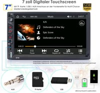 iFreGo 2DIN Autórádió 7" GPS CarPlay Android Bluetooth Kormánytávírányítás 6