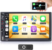 iFreGo 2DIN Autórádió 7" GPS CarPlay Android Bluetooth Kormánytávírányítás 1