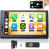 iFreGo 7" 2 DIN Autórádió Apple CarPlay és Android Támogatással - Bluetooth 5.1, Érintőképernyő, 7 Színű Háttérvilágítás, Telefon Csatlakozá 1