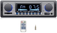 iFreGo Autoradio s Bluetooth Handsfree Funkcijom - 1 DIN, 7 Boja Pozadinskog Osvjetljenja, SD/TF/MP3/AUX, FM/AM, Brzo Punjenje, 4x60W, S Držačem za Telefon 1