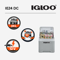 Elektrický chladiaci box Igloo IE24 DC – sivý – 24 litrov 3