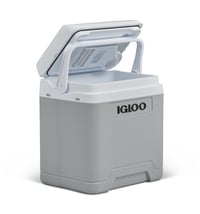 Igloo IE27 DC električni prijenosni hladnjak 26 litara, 12V mini hladnjak za automobil, plovilo i slobodno vrijeme, sivi 1
