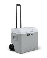 Elektrická chladiaca autochladnička Igloo IE42, 42 l, 12 V a 230 V, mini chladnička na kempovanie, dovolenku, do člna, s kolieskami a teleskopickou rukoväťou, režim Eco/Max 7