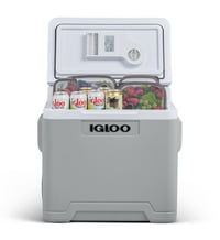 Elektrická chladiaca autochladnička Igloo IE42, 42 l, 12 V a 230 V, mini chladnička na kempovanie, dovolenku, do člna, s kolieskami a teleskopickou rukoväťou, režim Eco/Max 4