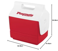 Pasívna autochladnička Igloo Playmate Mini 3,8 l – ľahký, kompaktný prenosný chladiaci box s vekom, na piknik, do auta aj do prírody 8