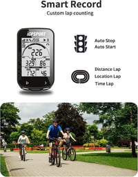 iGPSPORT BSC100S GPS kerékpárszámítógép 2,6" kijelzővel, ANT+ vezeték nélküli vízálló 4