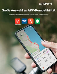 iGPSPORT BSC200S bezdrôtový cyklopočítač, 2,4-palcový farebný displej, GPS navigácia, tachometer na bicykel, Bluetooth ANT+ 7