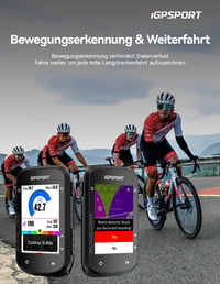 iGPSPORT BSC200S bezdrôtový cyklopočítač, 2,4-palcový farebný displej, GPS navigácia, tachometer na bicykel, Bluetooth ANT+ 3