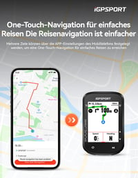 iGPSPORT BSC200S bezdrôtový cyklopočítač, 2,4-palcový farebný displej, GPS navigácia, tachometer na bicykel, Bluetooth ANT+ 5