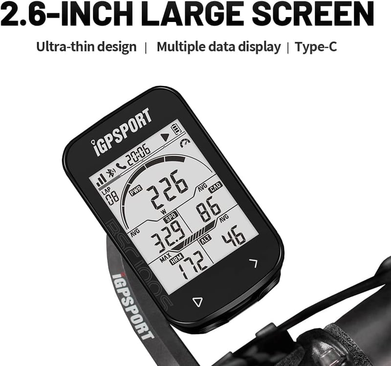 iGPSPORT GPS Kerékpár Számítógép ANT+ Pulzus Sebesség Kadencia Szenzor