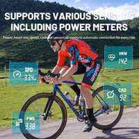 iGPSPORT GPS Kerékpár Számítógép ANT+ Pulzus Sebesség Kadencia Szenzor 6