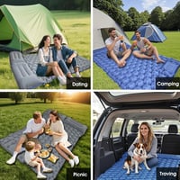 IHeat Önfelfújó Camping Matrac Párnával, Vízálló Ultralight Hálómatrac 7